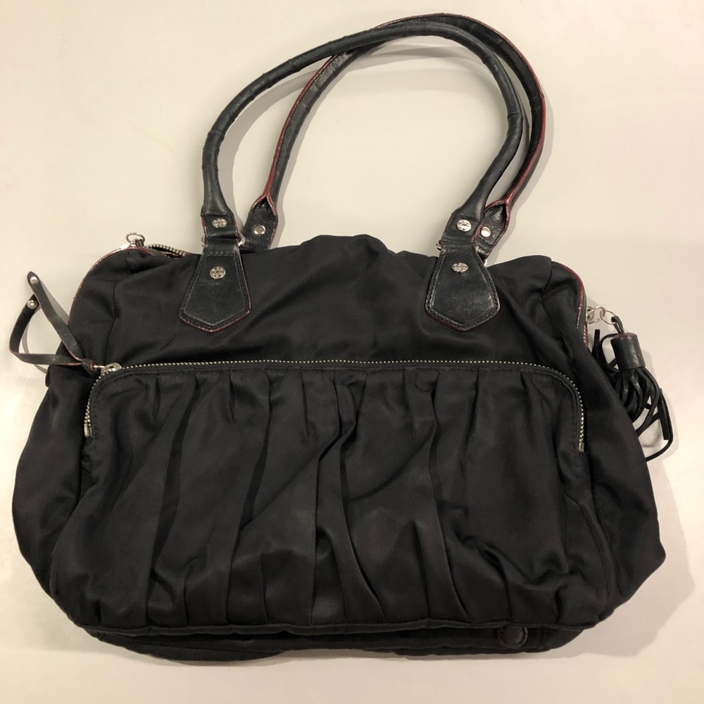 MZ Wallace Black Kate Shoulder Tote Bag